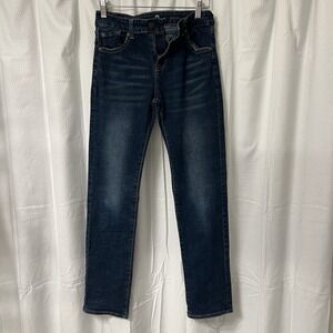 7 For All Mankind Girls Slimmy Straight Leg Adjustable Waist Jeans Size 14 EUC